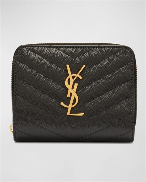 ysl classic y zip around wallet|YSL small wallet for women.